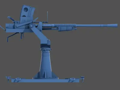 Japanese 25mm MG - Commercial license - 1-350 scale 3D print model