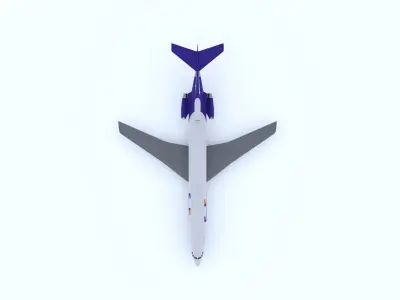 Boeing 727-200F Advanced Freighter 3D model