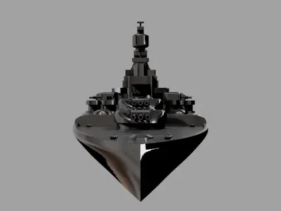 USS Pennsylvania Ship 3D model