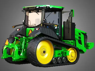 JD - 8RT Series Tractor 3D model
