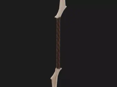 Ancient Bone Tauriel Low-poly 3D model