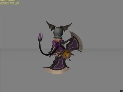 Nana Graveyard Party Low-poly 3D model