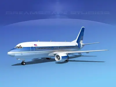 Boeing 737-300 Corporate 3D model