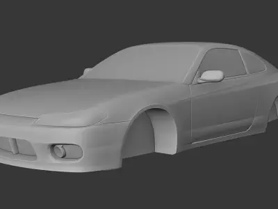 Nissan Silvia S15 Printable Model 3D print model