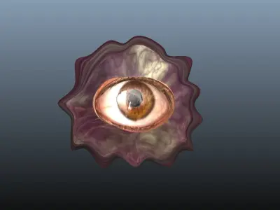 Alien Slime Eye Arachnipien 3D model