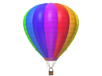 hot air balloon 3D model