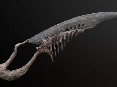 Demonic Sword Demon Sword 3D model