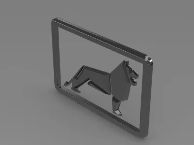 Man new logo 3D model