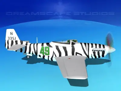 P-51 Mustang Sport V11 3D model