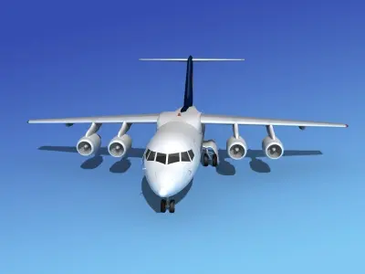 BAe 146-100 Air Philippines 3D model