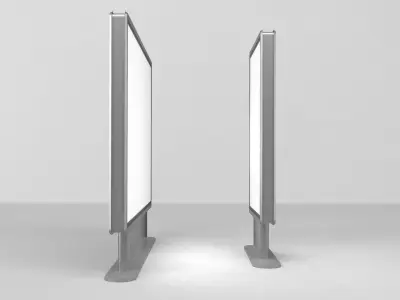 Street Billboards 3D model