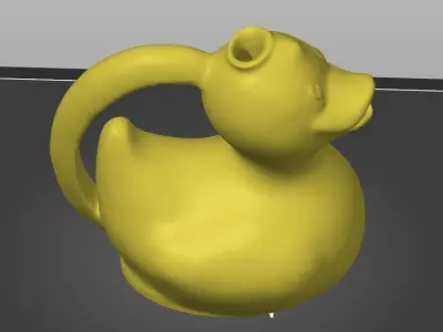 ducky watering can 3D print model