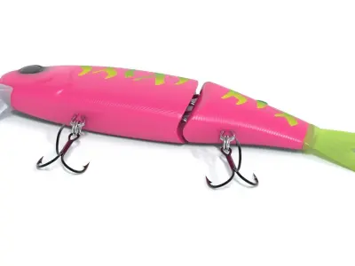 Swimbait fishing lure 3D model