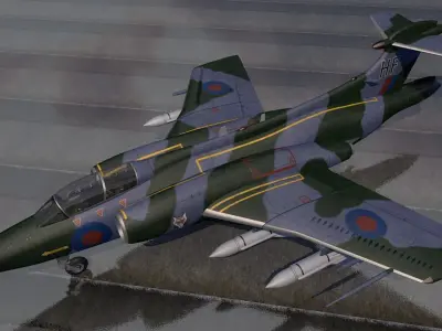 Blackburn Buccaneer S Mk-1 3D model