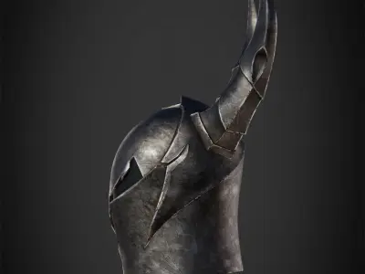 Dark Souls Black Knight Helmet for Cosplay 3D print model