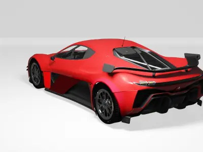 Ferrari 296 GTB GT3 3D model
