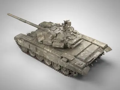 modern tank02 3D model