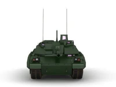 MBT Amx 56 leclerc 3D model