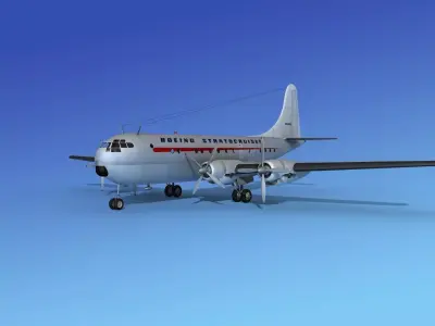 Boeing 377 Stratocruiser 1 3D model