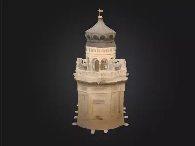 Jerusalem Holy Sepulchre Church Tomb of Jesus 3D Model 3D model