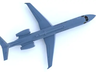 Embraer R-99 - The AMAZON WATCHTOWER - Low-poly 3D model