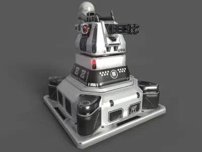 Small 20mm CIWS 3D model