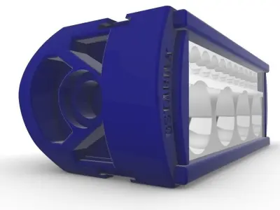 Carelo led Low-poly 3D model