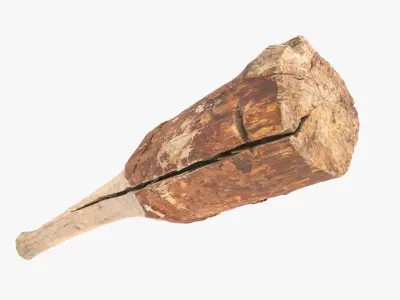 Club Cracked Low-poly 3D model