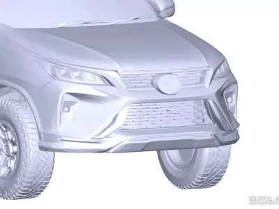 2024 TOYOTA Fortuner Legender 3D Scan Surface Data 3D model