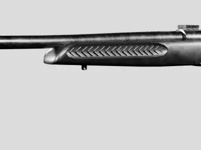 TC Compass Hunting Rifle Free low-poly 3D model