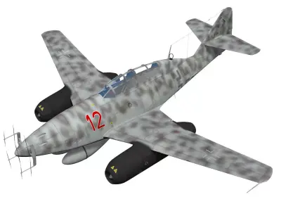 Messerschmitt Me 262 B1U1 3D model