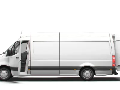 Freightliner Sprinter L3H2 RWD HQ Interior 2024 3D model