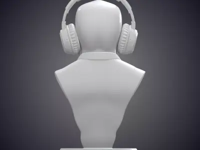 Tactical Gamer Skull Bust PM-716 3D print model