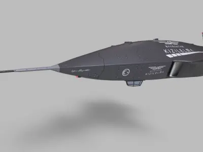 REDAPPLE DRONE  Low-poly 3D model