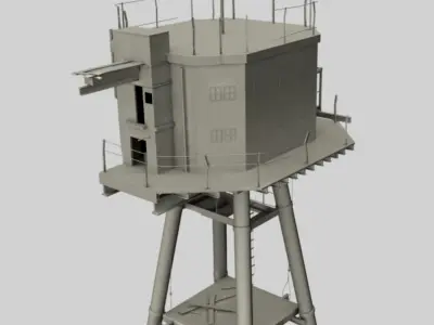 Maunsell Forts 3D model