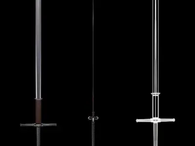Low Poly Simple Swords Pack for Unreal Engine  Free low-poly 3D model