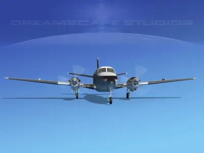 Beechcraft B99 Talladega 3D model