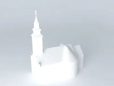 Krisztinavaros Lady of the Snows Parish Church 3D model