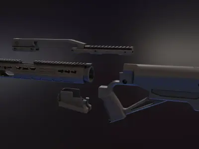 Blast AR Conversion Kit Low-poly 3D model