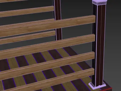 Fence Deck 3D model
