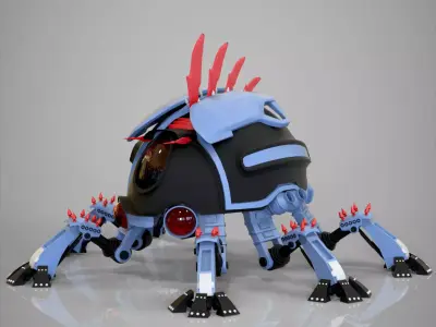 Robotic beetle 3D model