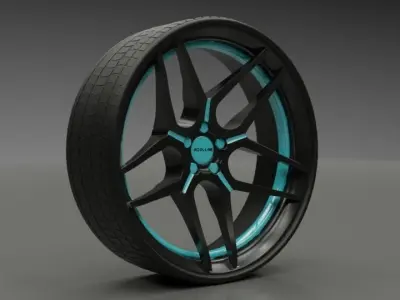 Adollar Alloy Rim Free 3D model