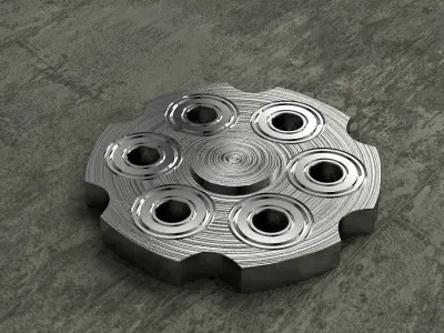 Fidget with Bearing 3D model