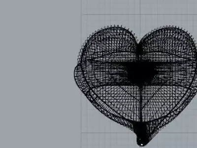 Anello cuore sviluppo Free 3D model