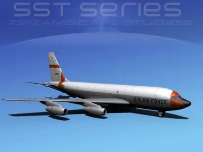 Boeing KC-135E Stratotanker LPSS V07 3D model