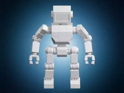 LEGO Robot Fighter 3D Print Model 3D print model