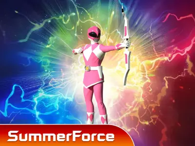 Pink Ranger - Mighty Morphin Power Ranger 3D model