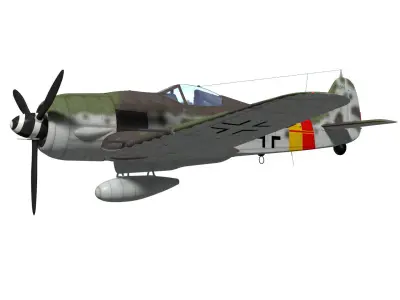 Focke Wulf Fw190 A9 3D model
