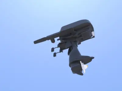  Boat Motor  Low-poly 3D model