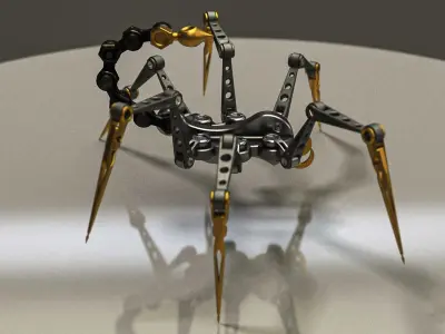Arachnoid Mecha 3D model